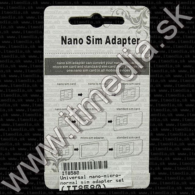 Image of Universal nano-micro-normal sim adapter set (IT8580)
